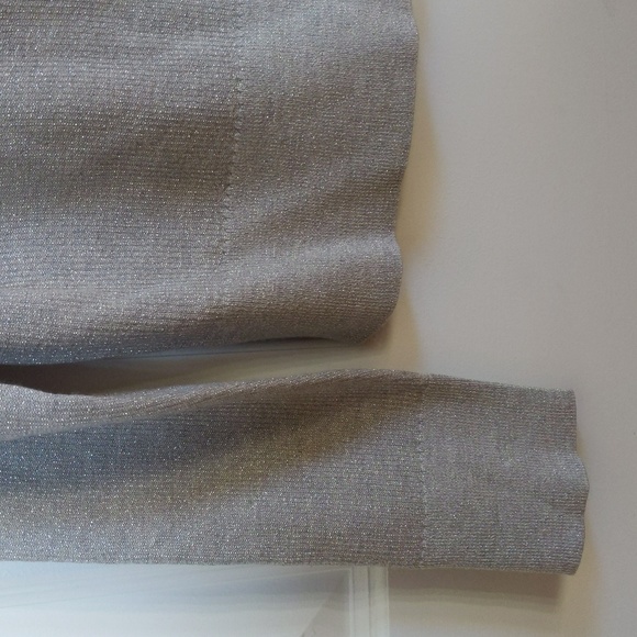 J. Crew Metallic Merino Wool Ruffleneck Sweater - Picture 6 of 9